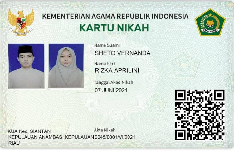 4 langkah mudah bikin Kartu Nikah Digital, tinggal scan QR Code aja !